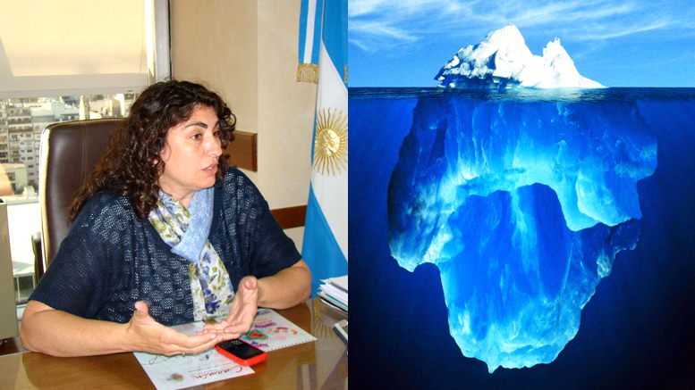 Néstor Kirchner iceberg
