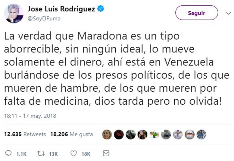 Maradona cierre campaña Maduro