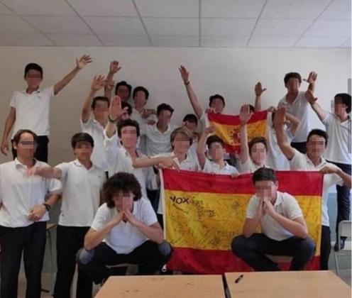 Los niños del saludo fascista en un colegio de Palma: «Es un error muy grave»